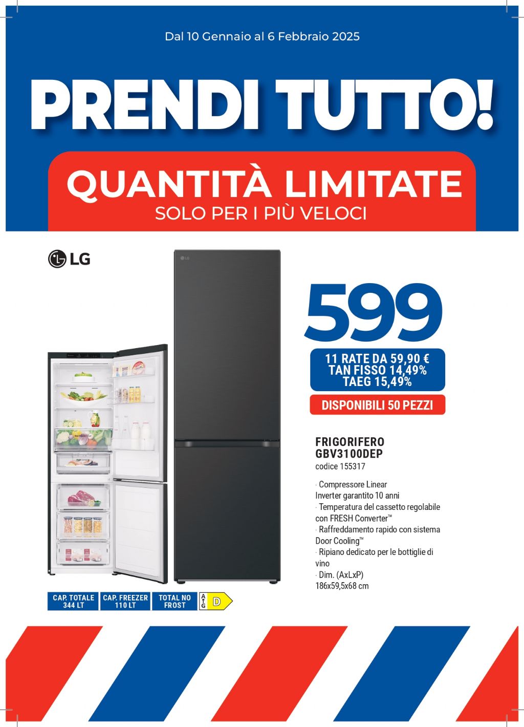 FRIGO LG GBV3100DEP